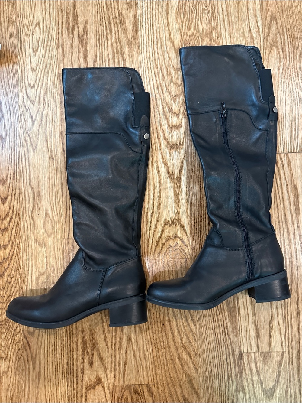 Italian Black leather boots